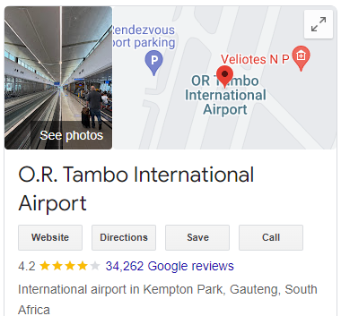O.R Tambo International Airport Assistance