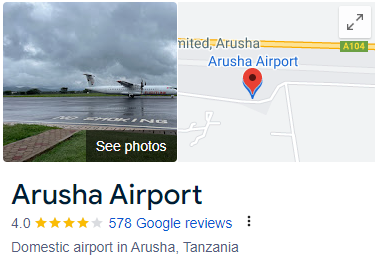 Arusha Airport Assistance