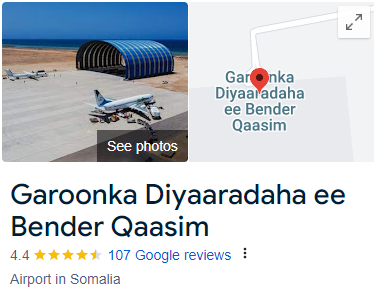 Garoonka Diyaaradaha ee Bender Qaasim | Bosaso Airport Assistance