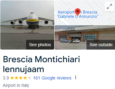 Brescia Montichiari lennujaam - Brescia Airport Assistance