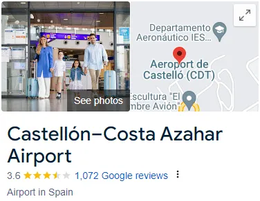 Castellón–Costa Azahar Airport assistance