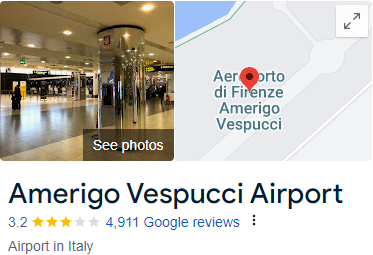 Amerigo Vespucci Airport - Florence Airport Assistance