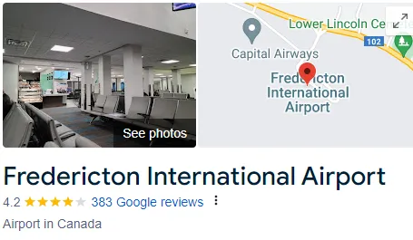 Fredericton International Airport Assistance 