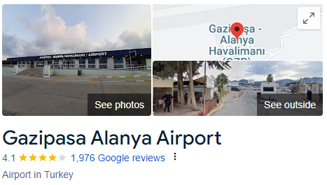 Gazipasa Alanya Airport Assistance