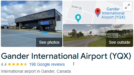 Gander International Airport Assistance 