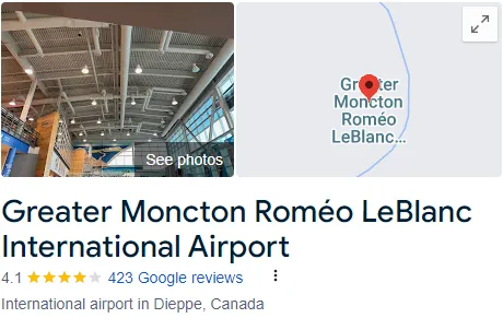 Greater Moncton Romeo Leblanc International Airport Assistance 