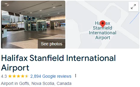Halifax Stanfield International Airport Assistance 
