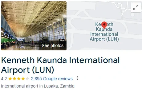 Kenneth Kaunda International Airport Assistance