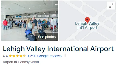 Lehigh Valley International Airport Assistance