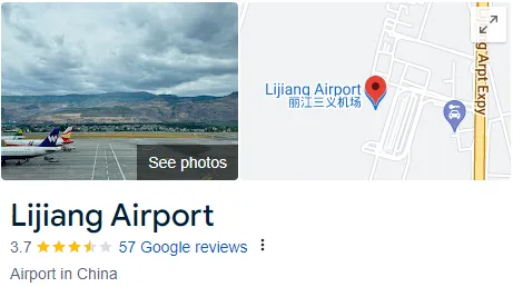 Lijiang Airport - Lijiang Sanyi International Airport Assistance