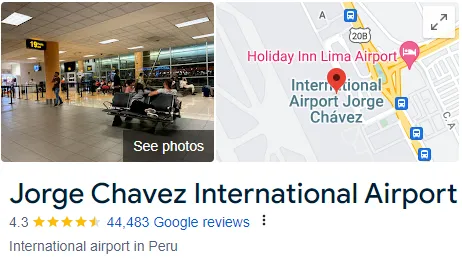 Jorge Chavez International Airport Assistance