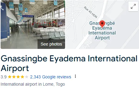 Gnassingbe Eyadema International Airport - Lome–tokoin International Airport Assistance 