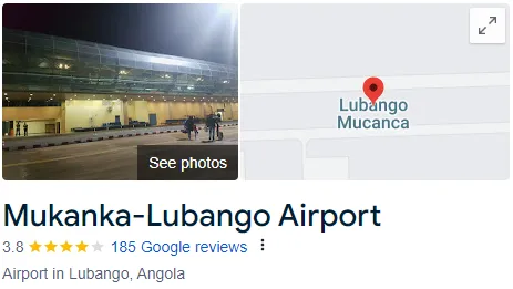 Mukanka-Lubango Airport Assistance 