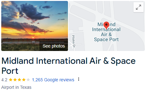 Midland International Air and Space Port Airport Assistance 