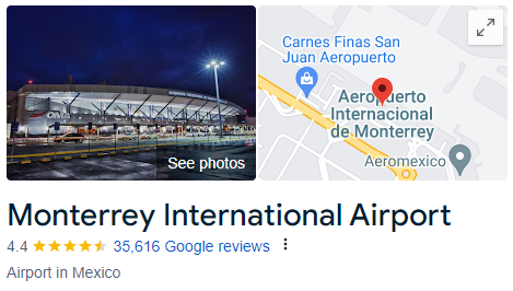 Monterrey International Airport Assistance  