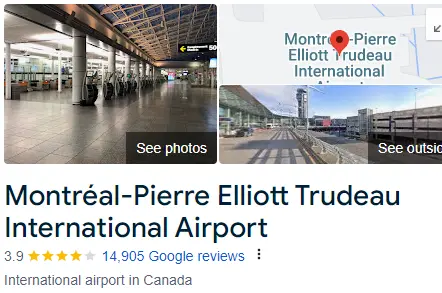  Montréal-Pierre Elliott Trudeau International Airport Assistance 