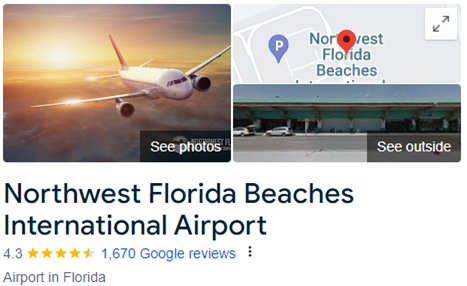 Northwest Florida Beaches International Airport Assistance 