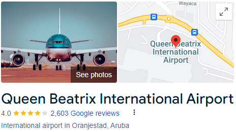 Queen Beatrix International Airport Assistance  