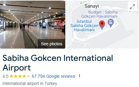 Sabiha Gokcen International Airport Assistance