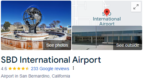 San Bernardino International Airport Assistance