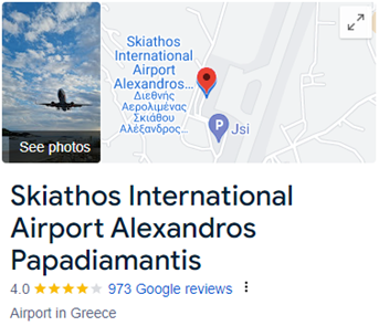 Skiathos International Airport Alexandros Papadiamantis - Skiathos Airport Assistance