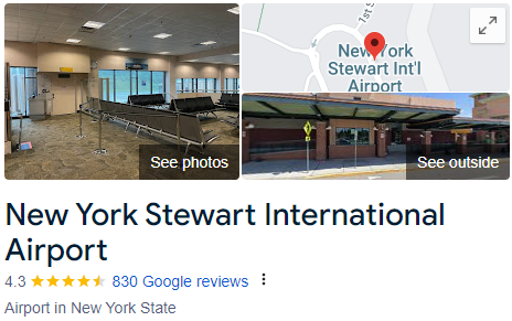 New York Stewart International Airport Assistance