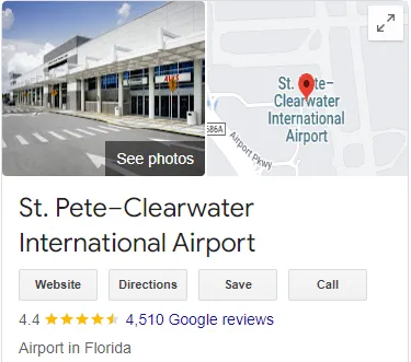 St. Pete–Clearwater International Airport Assistance