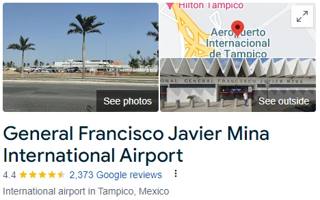 Tampico International Airport Assistance - General Francisco Javier Mina International Airport