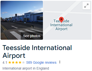 Teesside International Airport Assistance