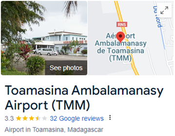 Toamasina Ambalamanasy Airport Assistance