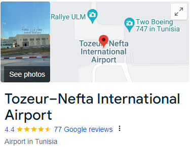 Tozeur–Nefta International Airport Assistance