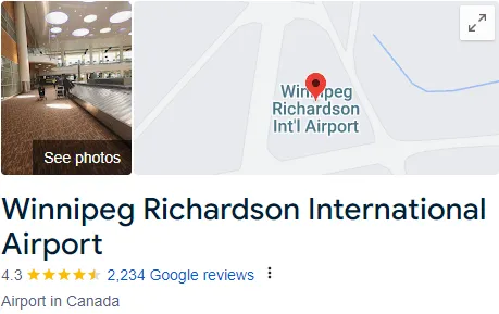 Winnipeg Richardson International Airport Assistance