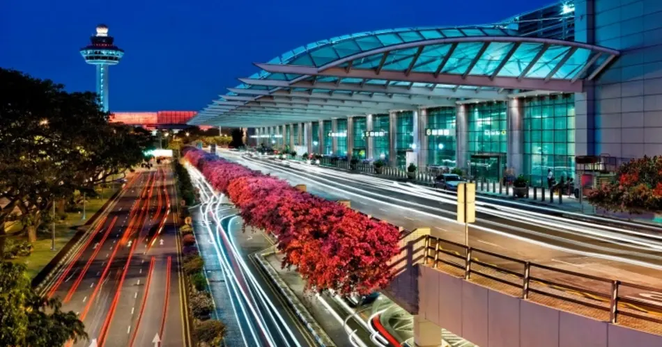 Changi Airport in Singapore (SIN)