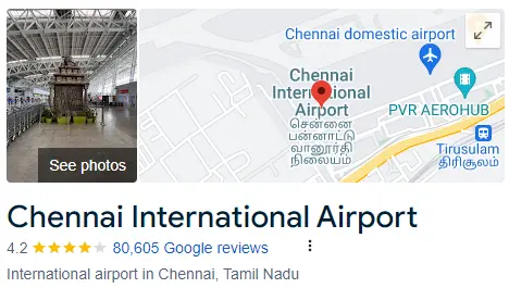 CHENNAI Airport Assistance Services