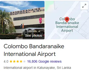 COLOMBO Airport Assistance Services