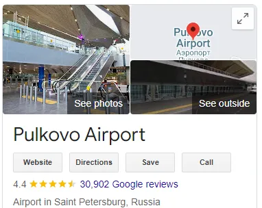 PULKOVO Airport Assistance Services